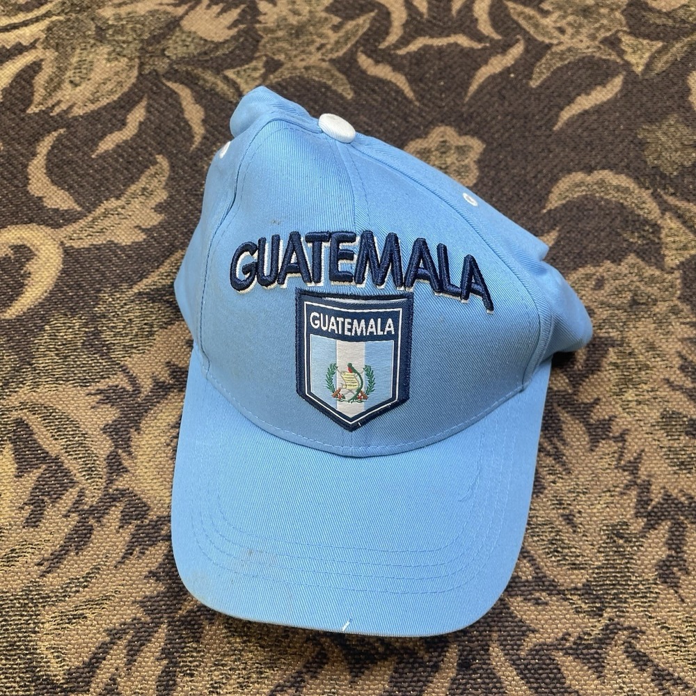 Guatemala Soccer Team Official Licensed Soccer Cap Blue Rhinox New Dirty A